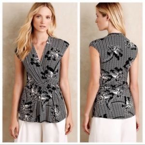 Anthropologie Deletta Lorine Wrap Blouse